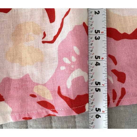 ELLIATT Small Gisli Linen Maxi Dress Tiered Floral Print Flutter Sleeve Feminine - Picture 16 of 16